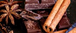 Schokolade und Weihnachtsgewürze