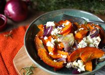 Ofen-Kürbis mit Feta