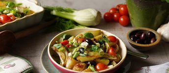 Ofen-Kürbis mit Feta
