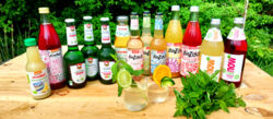 Verschiedene Limonaden und Biere