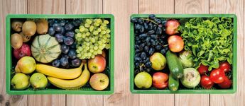 Ökokisten mit Obst & Gemüse