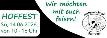 Einladung zum Hoffest Naturmilchhof Gartetal