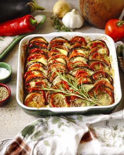 Ratatouille Gemüse aus dem Ofen