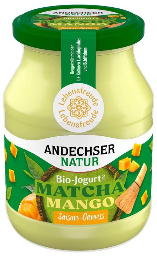 Produktfoto zu Joghurt Matcha Mango