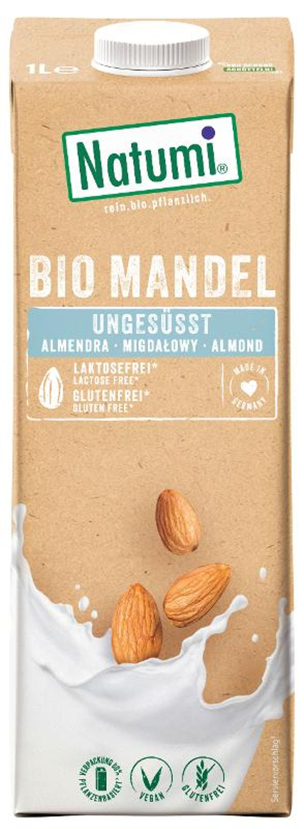 Produktfoto zu Mandel-Drink ungesüßt 1l