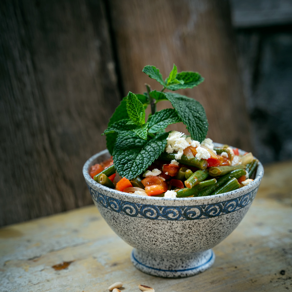 Tomaten-Bohnen Bowl