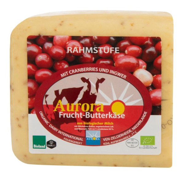Produktfoto zu Butterkäse Cranberry Ingwer