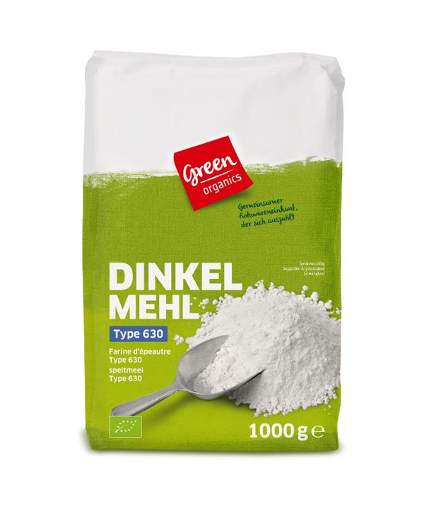 Produktfoto zu Dinkelmehl Type 630 1kg von green