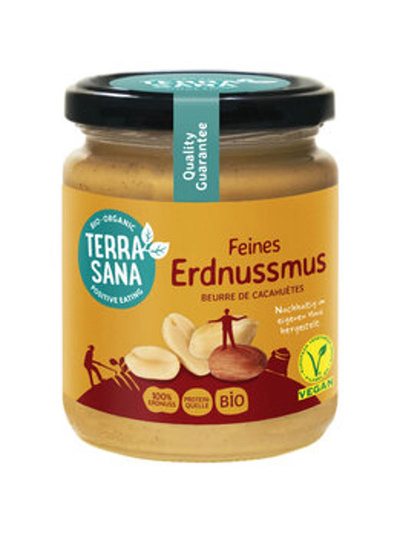Produktfoto zu Erdnußmus fein ohne Salz 250g