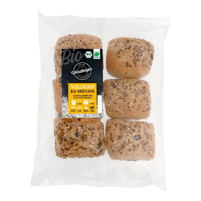 Produktfoto zu Aufback-Vollkornbrötchen 6 Stück