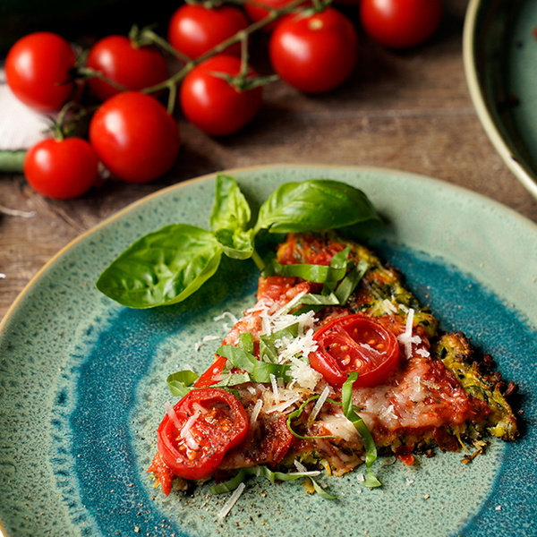 Zucchini Pizza als Rezeptkiste