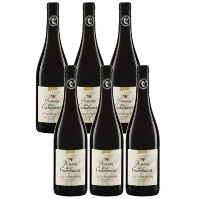 Produktfoto zu Kiste Côtes du Rhône Rouge Domaine des Carabiniers 6*0,75l