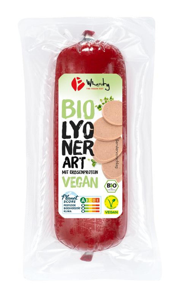 Produktfoto zu vegane Rolle Lyoner Art