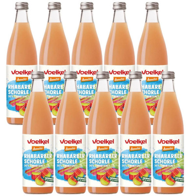 Produktfoto zu Kiste Rhabarber Schorle 10*0,5l