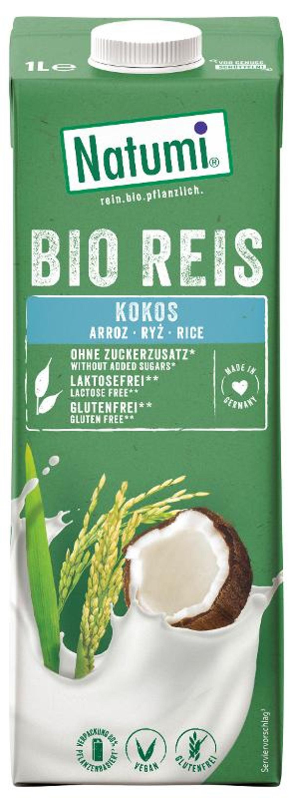 Produktfoto zu Reisdrink Kokos 1l
