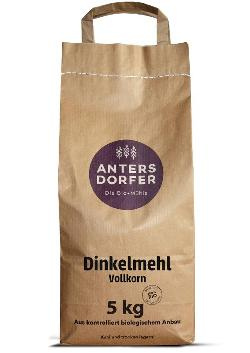 Produktfoto zu Dinkelmehl Vollkorn 5kg