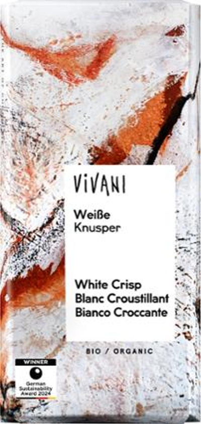 Produktfoto zu Schokolade Weiße Knusper 80g