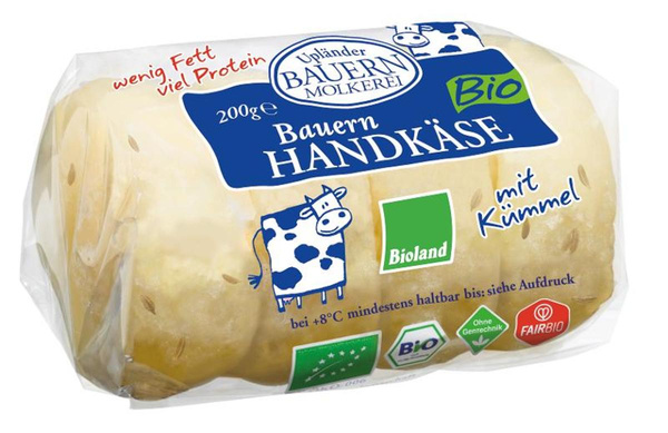 Produktfoto zu Bauernhandkäse mit Kümmel