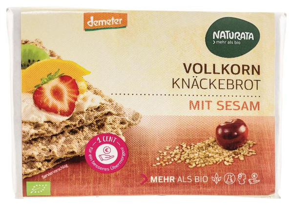 Produktfoto zu Knäckebrot Sesam-Vollkorn 200g