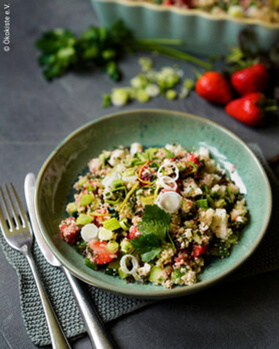 Produktfoto zu Erdbeer Tabouleh