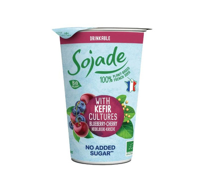 Produktfoto zu Sojade Kefir Heidelbeer Kirsch