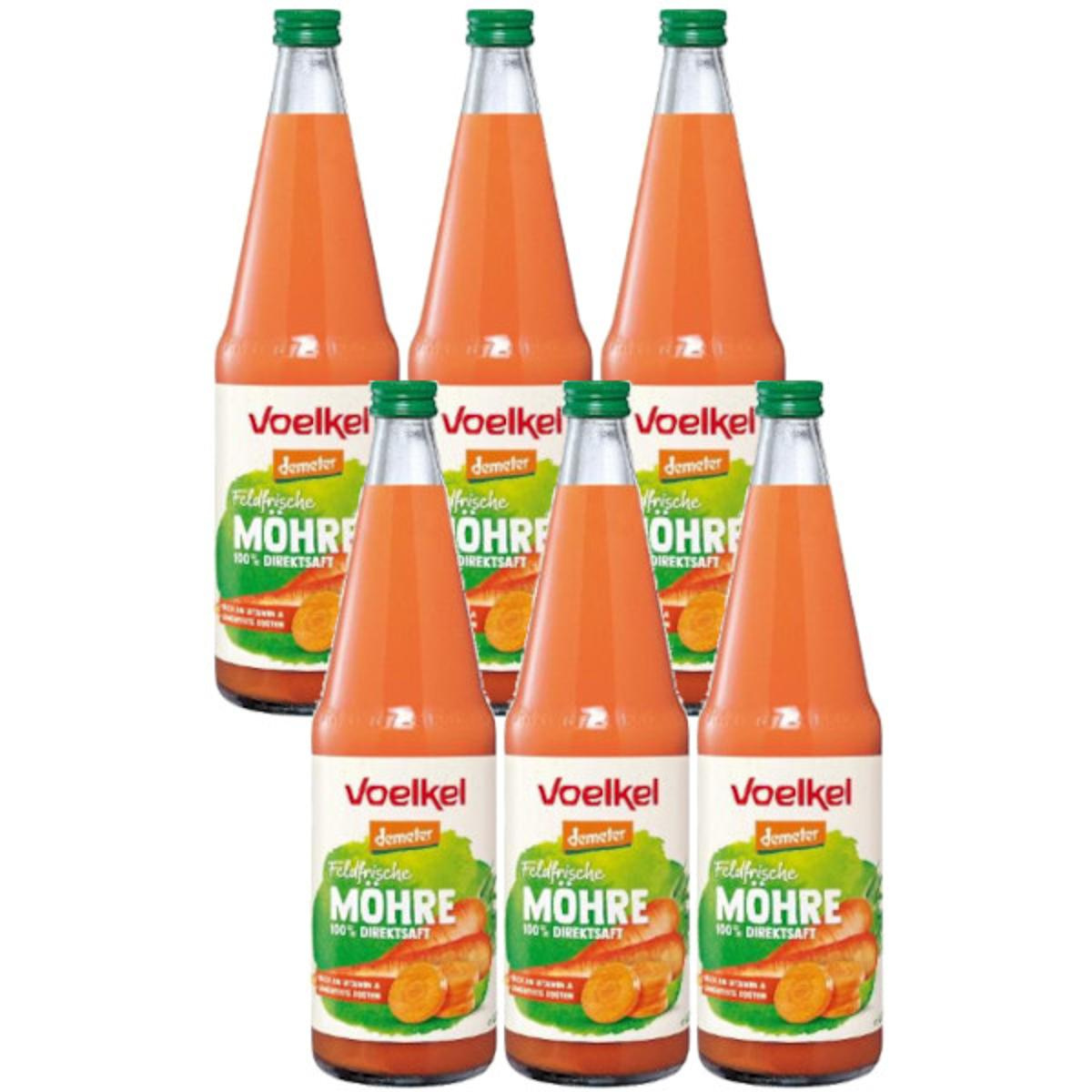 Kiste Möhrensaft feldfrisch 6*0,7l