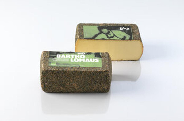 Produktfoto zu Hubertus Schnittkäse mit essbarem Kräutermantel, ohne tier. Lab