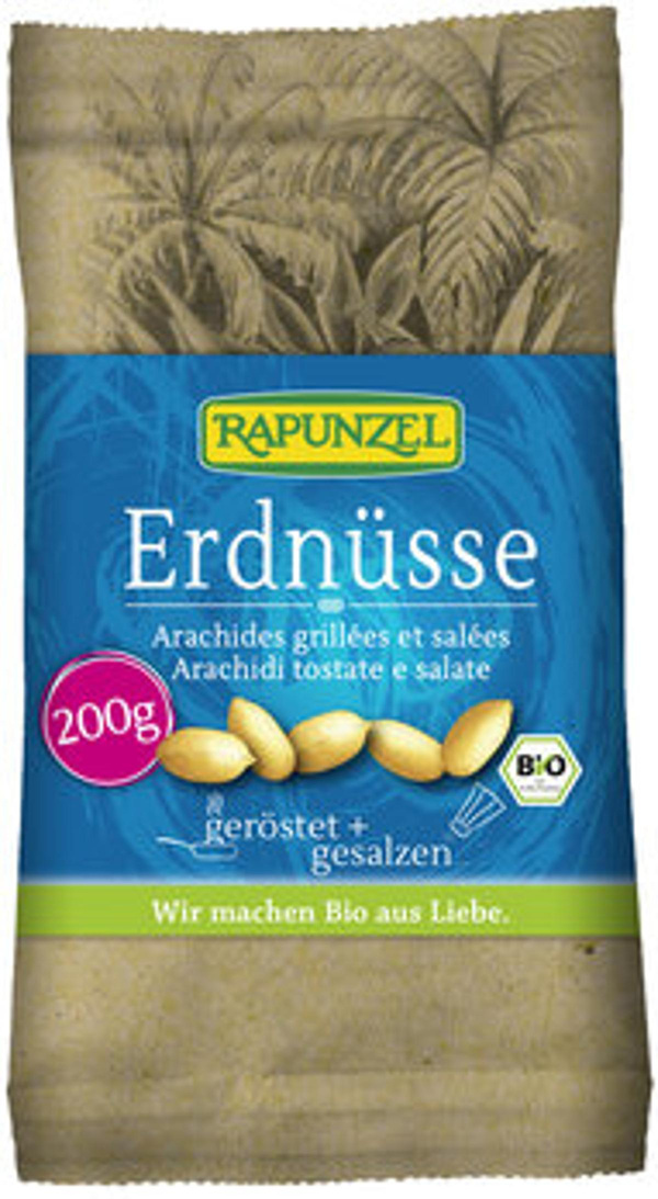 Produktfoto zu Erdnüsse geröstet & gesalzen 200g