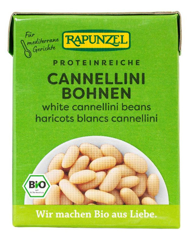 Produktfoto zu Weiße Cannellini Bohnen im Tetra Pak 380g