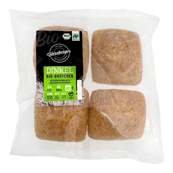 Produktfoto zu Aufback-Brötchen Dinkel 4 Stück