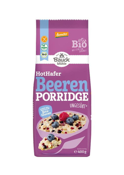 Produktfoto zu Frühstücksbrei Hot Hafer Beere 400g glutenfrei
