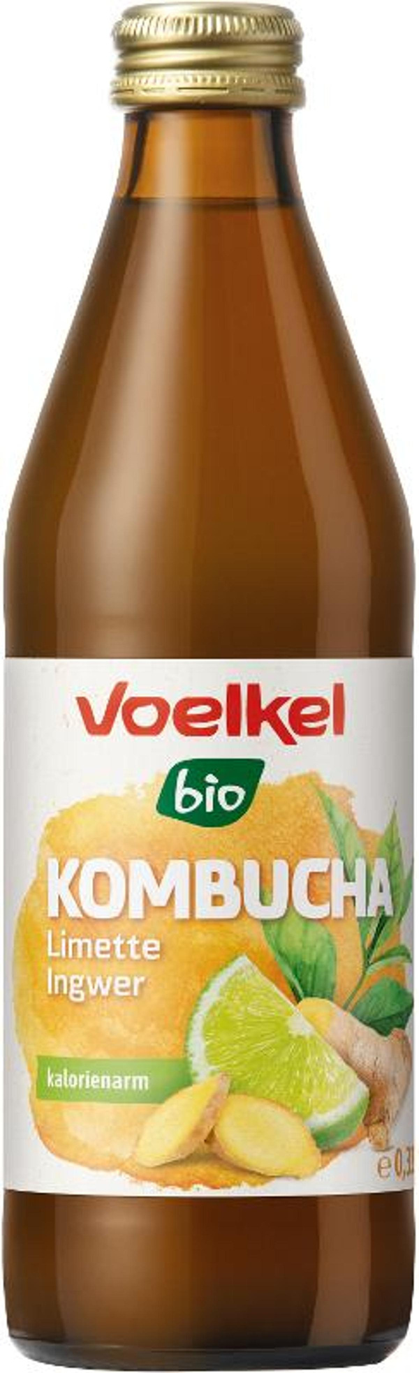Produktfoto zu Kombucha Limette Ingwer 0,33l