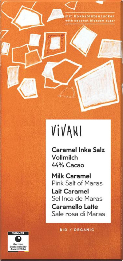 Produktfoto zu Schokolade Caramel Inka Salz 80g
