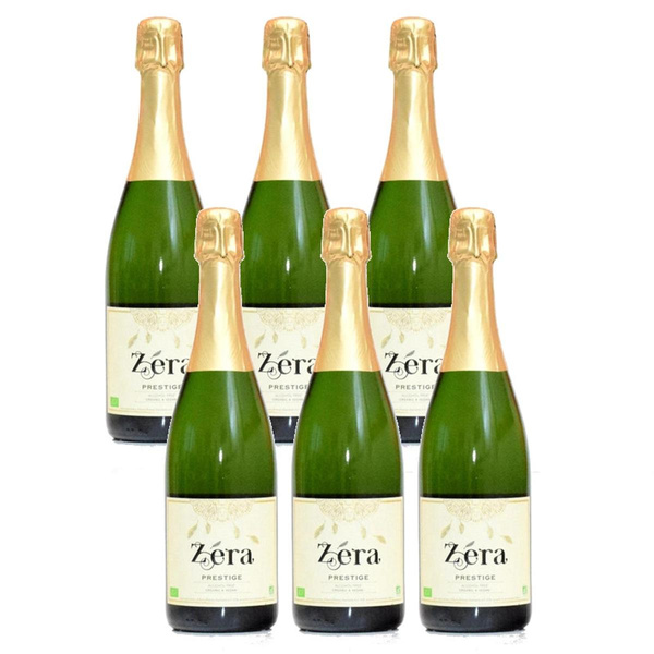 Produktfoto zu Kiste 'Zéra' Chardonnay Effervescent 6*0,75l alkoholfrei