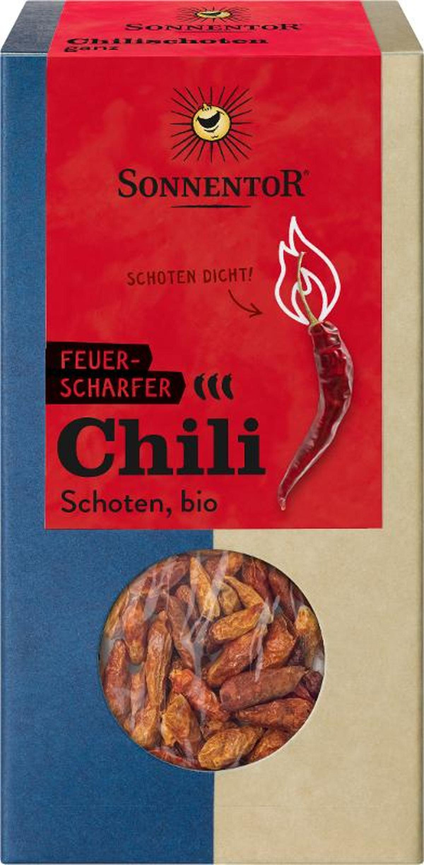 Produktfoto zu Chili, Schoten ganz 25g