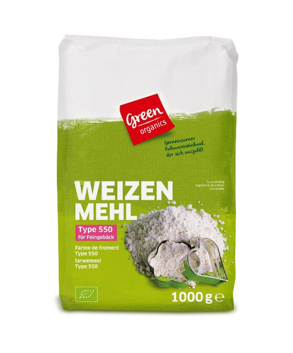 Produktfoto zu Weizenmehl Type 550 1kg von green