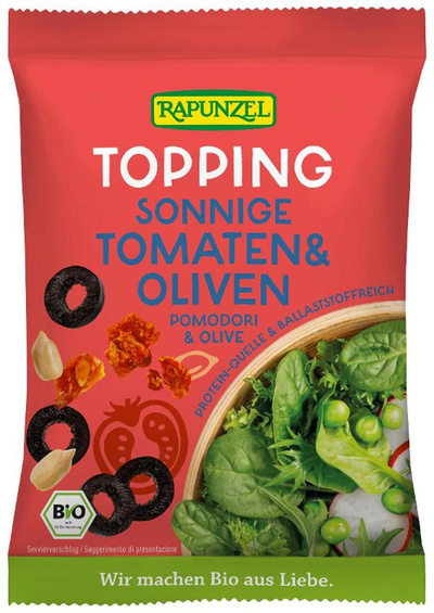 Produktfoto zu Topping sonnige Tomaten & Oliven 100g