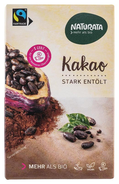 Produktfoto zu Kakao stark entölt 125g