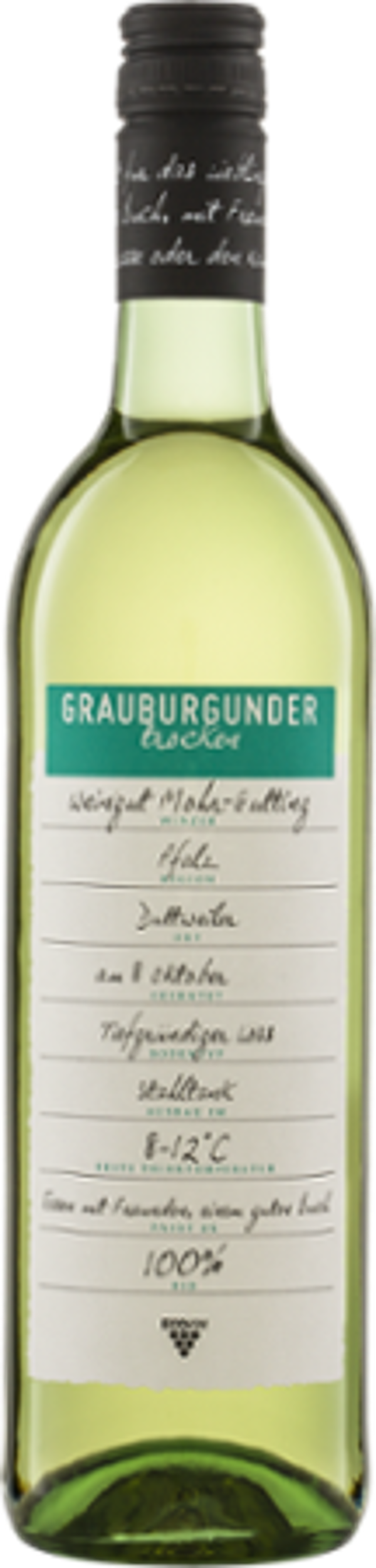 Produktfoto zu Grauburgunder Pfalz ECOVIN 0,75l