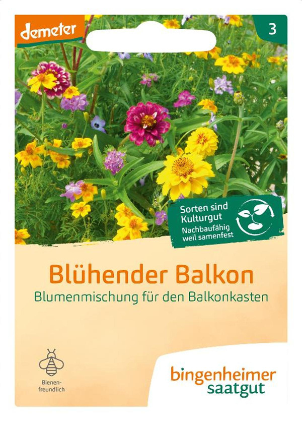 Produktfoto zu Blühender Balkon Blumenmischung Saatgut
