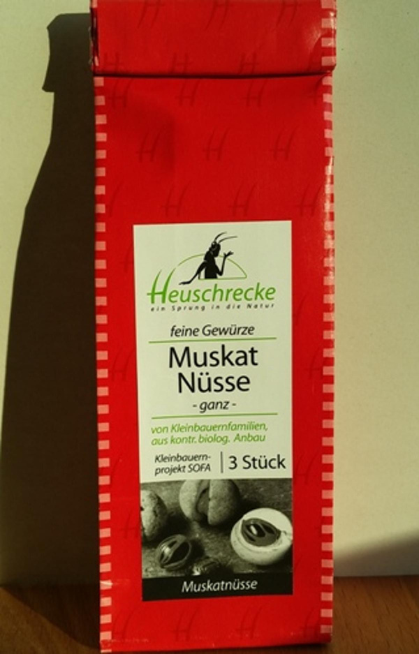 Produktfoto zu Muskatnüsse ganz, 3 Stück