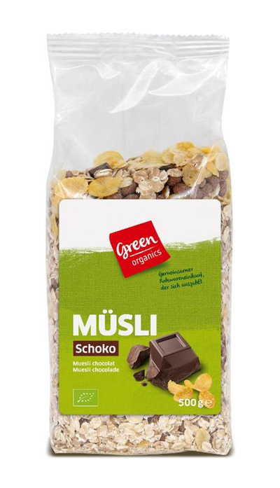 Produktfoto zu Schoko-Müsli 500g von green