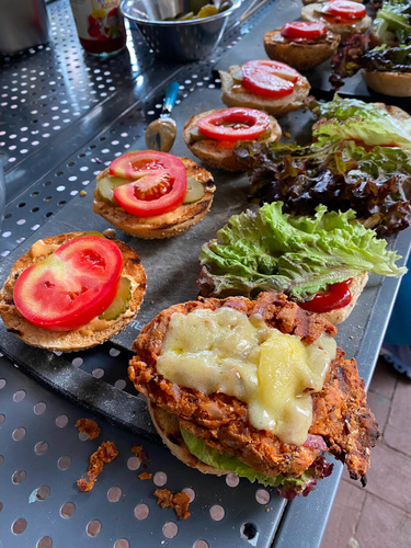 Kidneybohnen-Burger