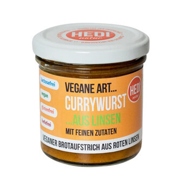 Produktfoto zu Currywurst Aufstrich vegan 140g