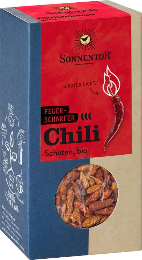 Produktfoto zu Chili, Schoten ganz 25g