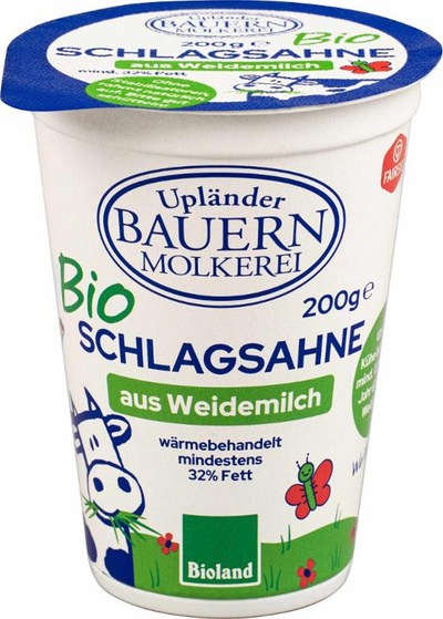 Produktfoto zu Schlagsahne im Becher