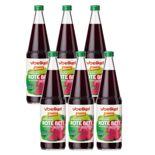Produktfoto zu Kiste Rote Bete Saft 6*0,7l