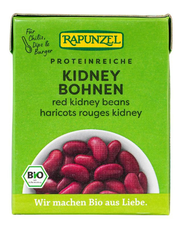 Produktfoto zu Rote Kidney Bohnen im Tetra Pak 380g