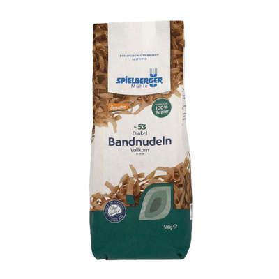Produktfoto zu Dinkel-Vollkorn Bandnudeln 500g