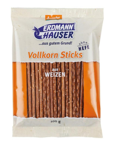 Produktfoto zu Salzsticks Weizen Vollkorn 100g